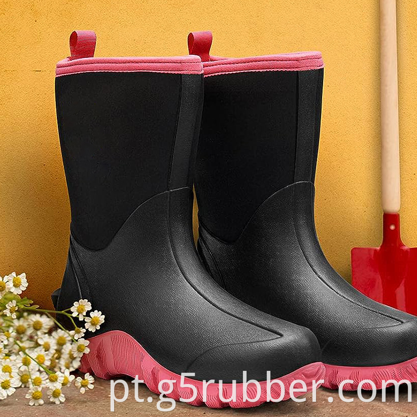 Women Neoprene Work Boots For Farming Gardening Fishing Jpg